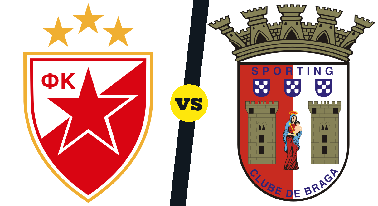 Pronostic Crvena Zvezda Sporting Braga du 16/09 au Stadion Rajko Mitić